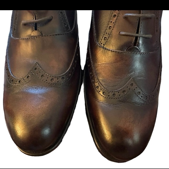 Men’s Massimo Matteo Corazzano Wing Tip 10.5 M (chocolate) - Picture 6 of 12